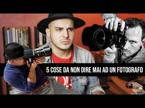 5 COSE da NON DIRE MAI ad un FOTOGRAFO 🗣️