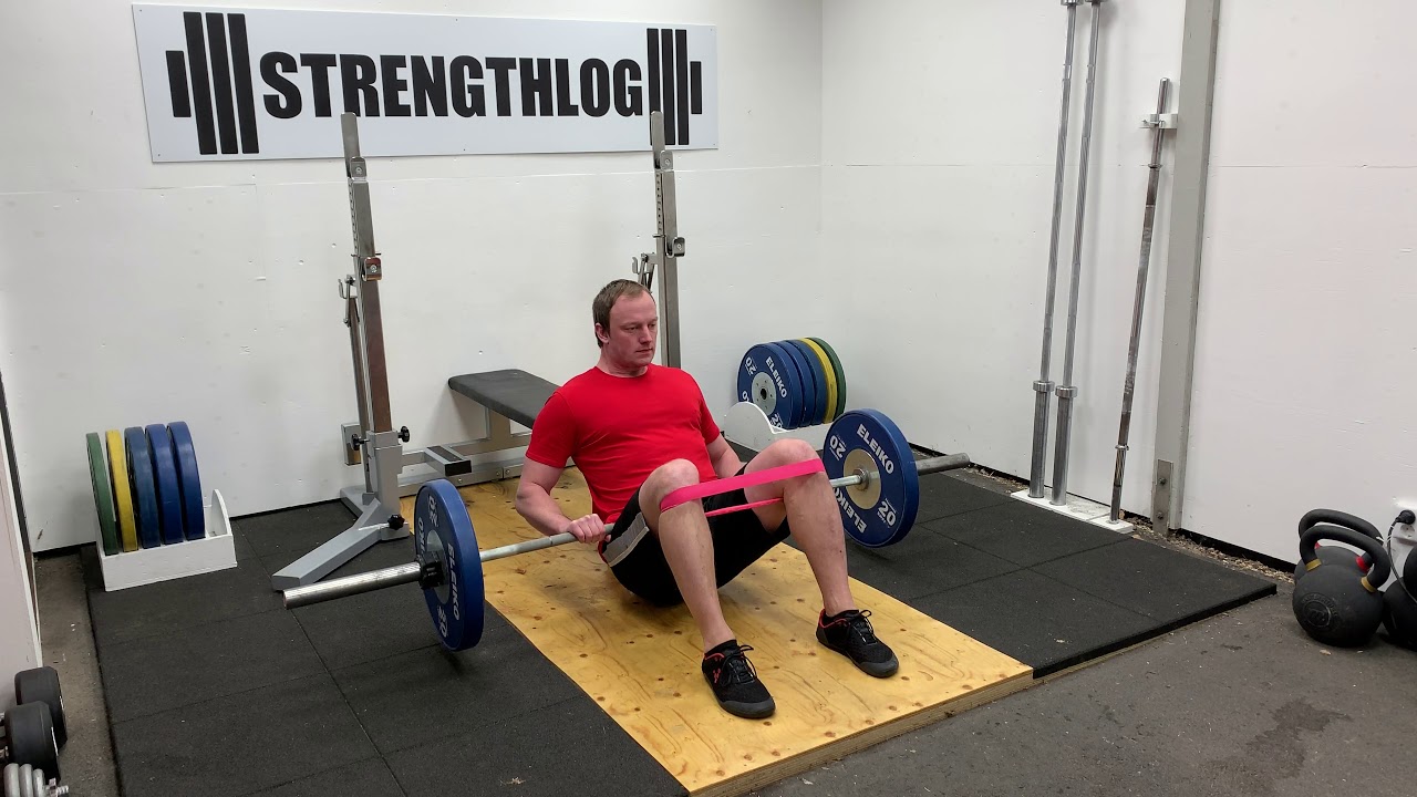Hip Thrust With Band Around Knees Demonstration YouTube