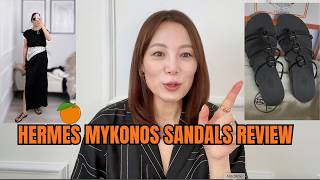 Review Hermes Mykonos Sandals | Jelly Sandals