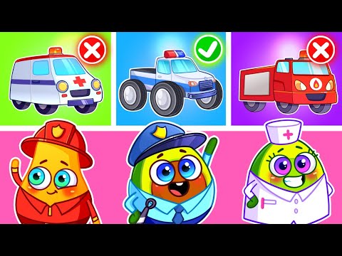 Where Is Baby's Siren? | Car Rescue Crew Adventure Cartoon by Pit & Penny School 📚🥑