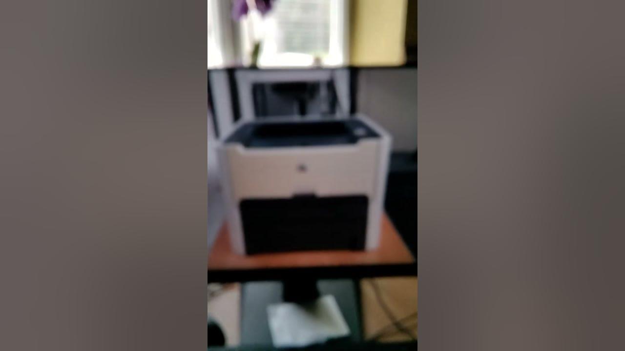 Лазерный принтер нр Laserjet 1320 - YouTube