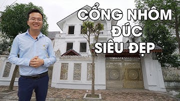 Mẫu Cổng Nhôm Đúc Đẹp Độc Đáo Do KISATO Thi Công Trọn Gói Cho Gia Chủ Tại Hà Nội