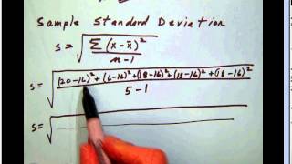 math_stats_B 013 Sample standard deviation