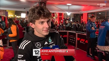 Kimi Antonelli Post Race Interview | Las Vegas GP 2025
