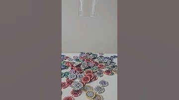 Poker Chips Loop Reverse Satysfying #short #poker #reverse