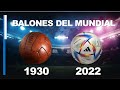 Un Siglo de Cambios: Cómo se Han Transformado los Balones en la Copa del Mundo