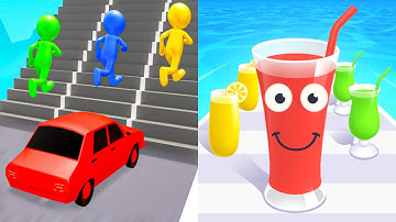 Shape shifting VS Juice Run - All Level Gameplay Walkthrough Android iOS Ep6