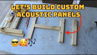 Part #1 of Building my Custom Acoustic Panels for my Music Studio