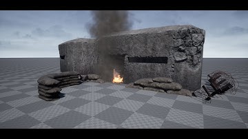 Making of Bunker  3ds max  UE4 tutorial part - 1
