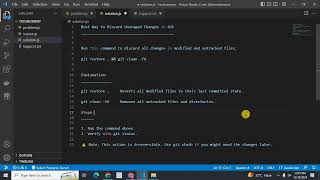 How to Discard Unstaged Changes in Git: Quick and Easy Guide