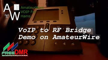 AmateurWire: FreeDMR RF/VoIP Bridge Demo