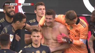 Bundesliga Lewandowski Breaks Gerd Mullers Record - Bayern Vs Augsburg