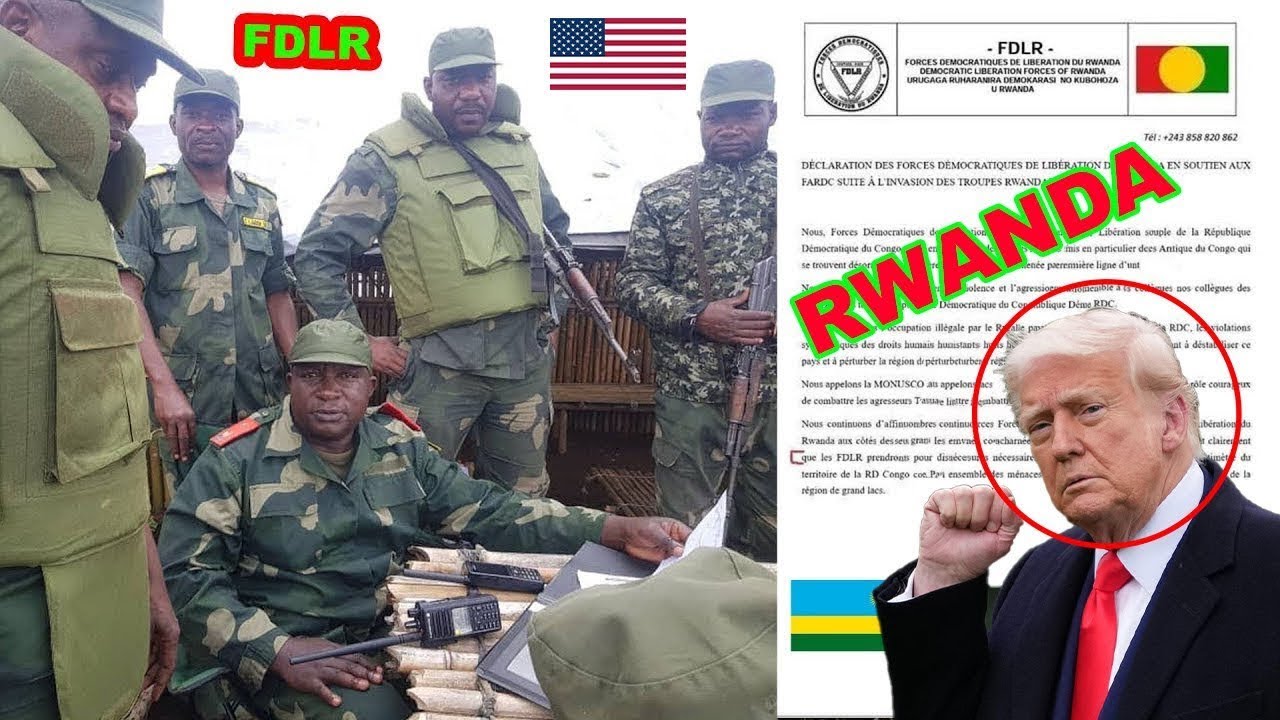 FDLR YANDIKIYE TRUMP IMUSHIMIRA NA TSHISEKEDI NYUMA Y'IBIHANO🚨AKUMIRO NUKO ITANGAZO RYANDIKIWE UVIRA