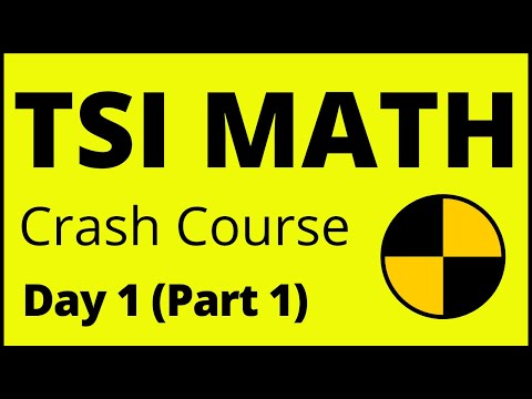 วีดีโอ: คณิตศาสตร์ TSI ครอบคลุมอะไรบ้าง?