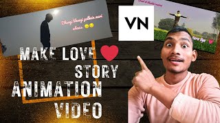 Make Love ❣️ Story Animation Video |  In VN application | love animation video kaise bnaye  screenshot 3