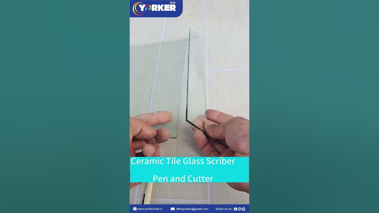 The Best Way to Cut Ceramic Tiles and Glass New Scriber Pen and Cutter