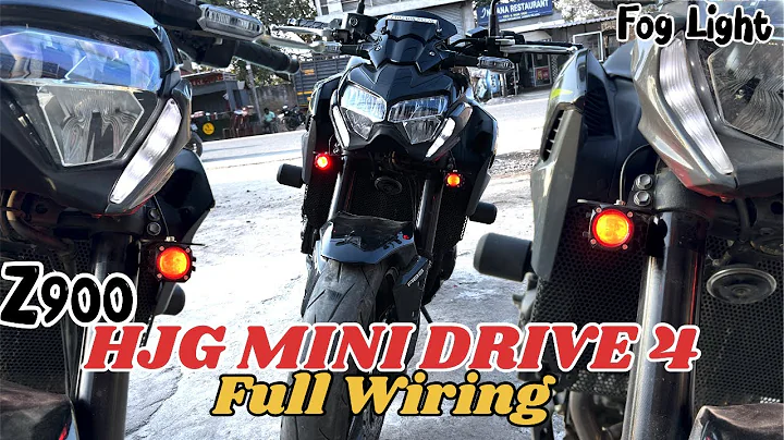 HJG Mini Drive 4 Installation With Wiring - Kawasaki Z900