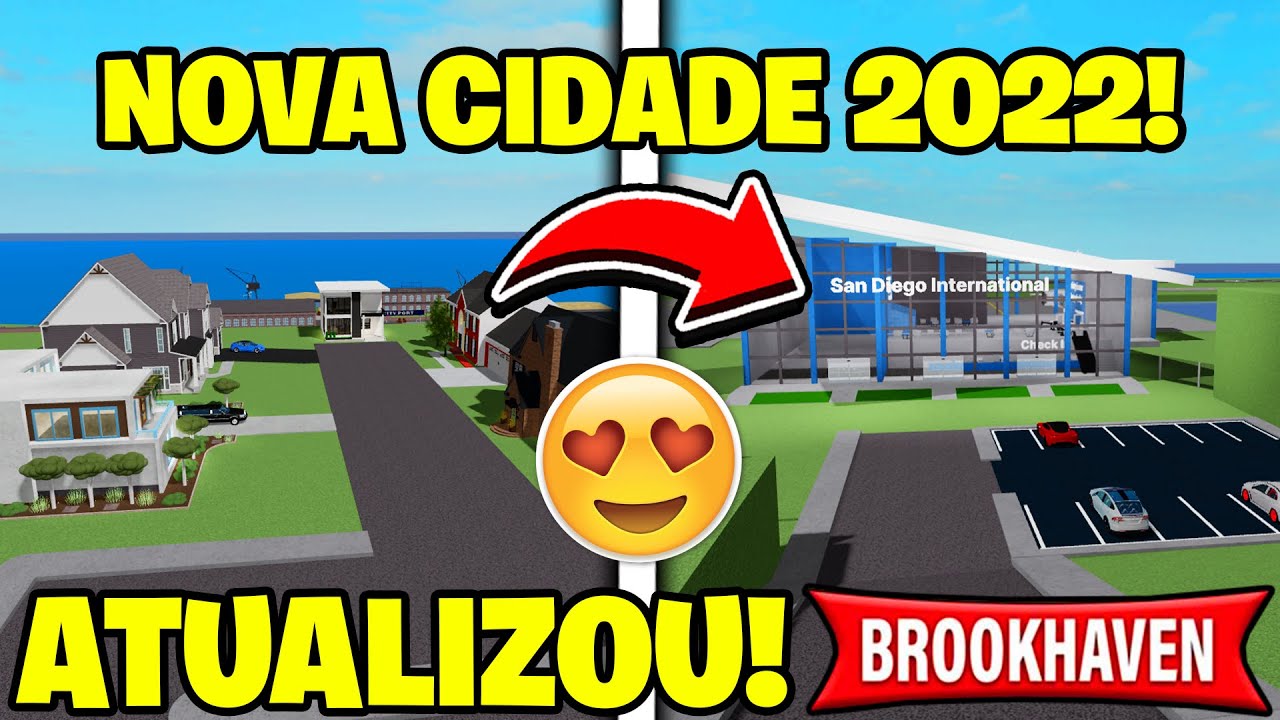 CHEGOU!* COMO VIAJAR PARA A NOVA CIDADE NO BROOKHAVEN RP! (Roblox