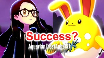 Catching a Shiny Azumarill in Pokemon Sword - Dynamax Den