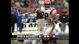 1/6/2002   Cincinnati Bengals  at  Tennessee Titans   Week 17