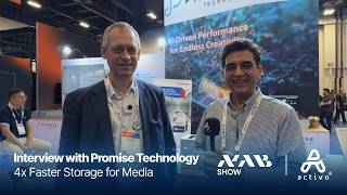 Promise Technology: 4x Faster Storage for Media | Activo® at NAB Show 2026