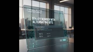 February 18/2026 LeetCode Challenge: Binary Number with Alternating Bits