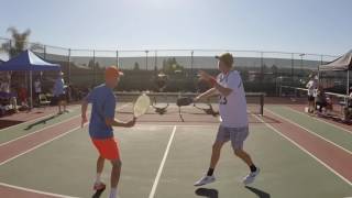 Tustin Winter Pickleball Classic 2017 MD Open Finals Kern/Evans VS. Dawson/Weisner