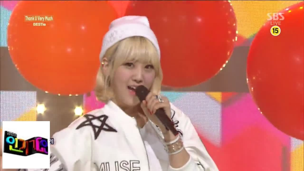 [Bestie] - Thank U Very Much @ Популярная песня Inkigayo 140406