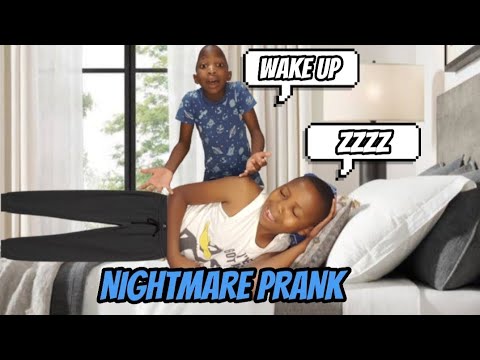 I HAD A NIGHTMARE| HAVING A NIGHTMARE PRANK ON MY BROTHER ** MUST WATCH**