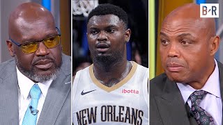 Chuck, Shaq, \& Kenny Talk Zion Williamson's Impact on Pelicans | Inside the NBA