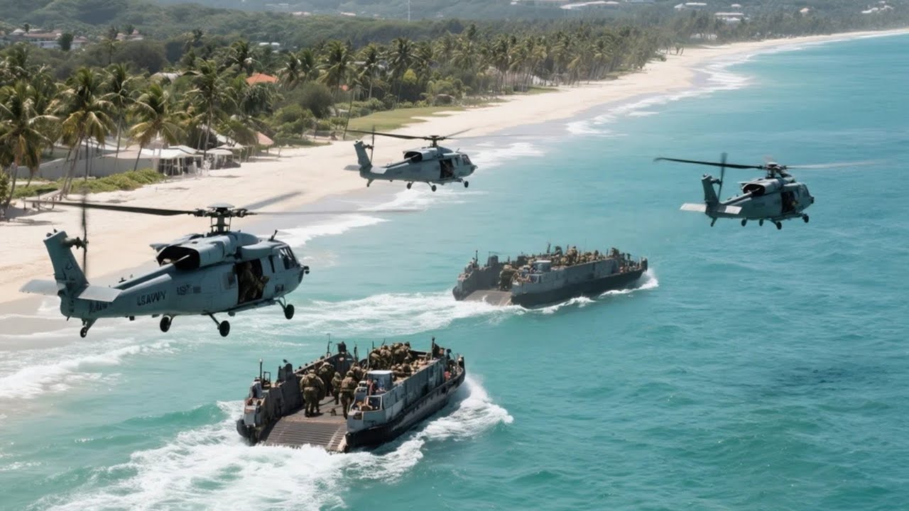 US Troops Land in Puerto Rico: Large-Scale Operation Begins