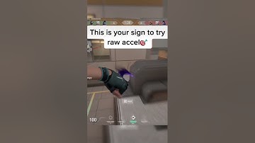 Raw accel is Op #shorts