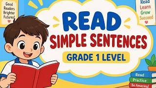 ✨Can Your Grade 1 Child Read These Sentences Let's Find Out! 📚