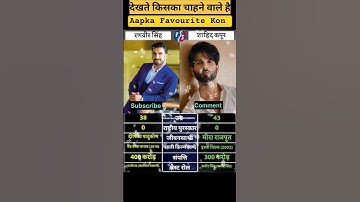 ranveer singh ❤️vs Sahid kapoor 🥰 #ranveersingh #shahidkapoor #biography