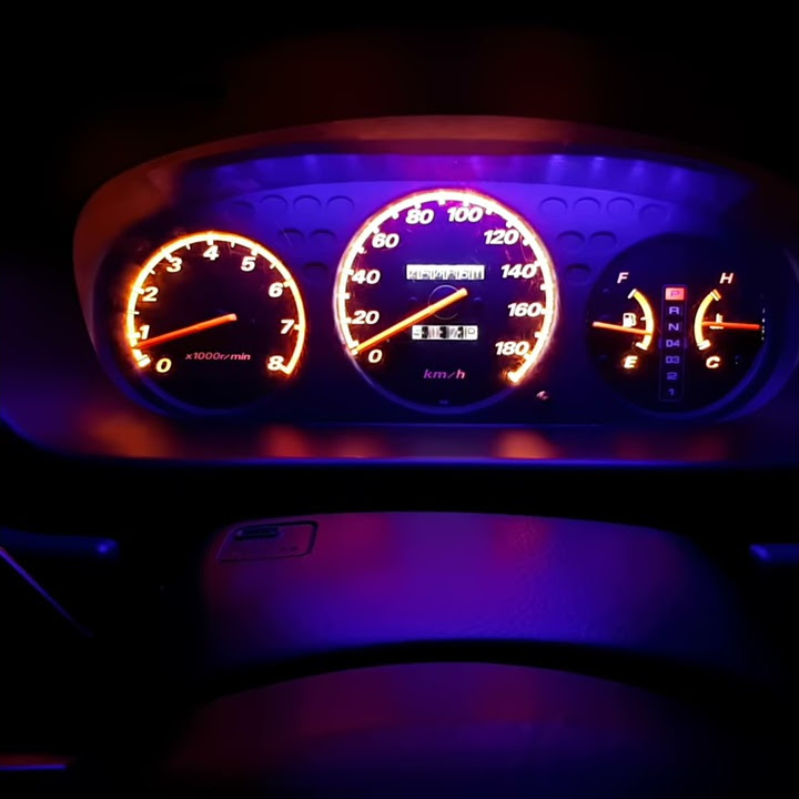 Пересвет приборки CR-Vrd1 с заменой стрелок - Honda Civic Ferio (7G), 1,5 л, 200