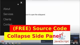 Ep34 - Collapse Sidepanel - JS (Source Code)