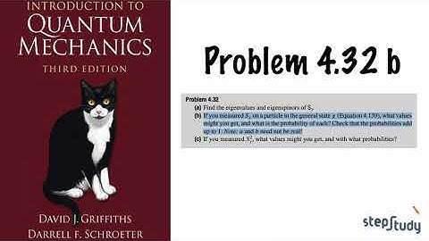 Problem 4.32 b) Introduction to Quantum Mechanics