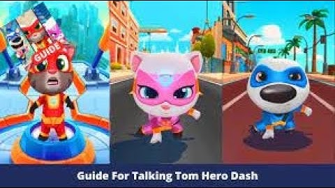 Talking Tom Hero Dash | Game Play Trick | Level 17 NOOB PRO HACKER (iOS, Android)