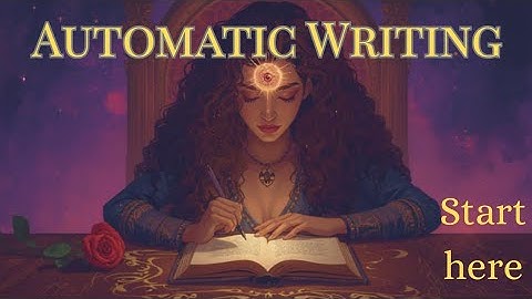 How to connect to your HIGHER SELF, GUIDES and INTUITION instantly - The AUTOMATIC WRITING TECHNIQUE