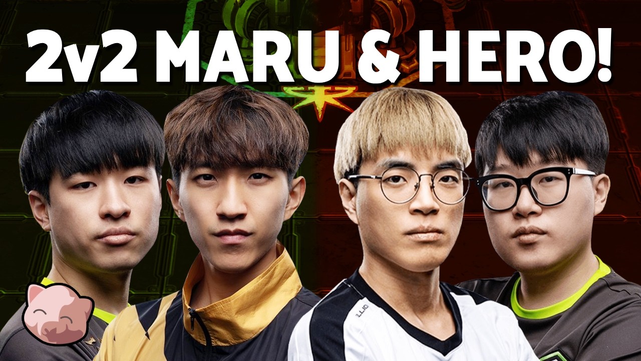 MARU HERO vs BYUN SOLAR: Pro sc2 2v2!