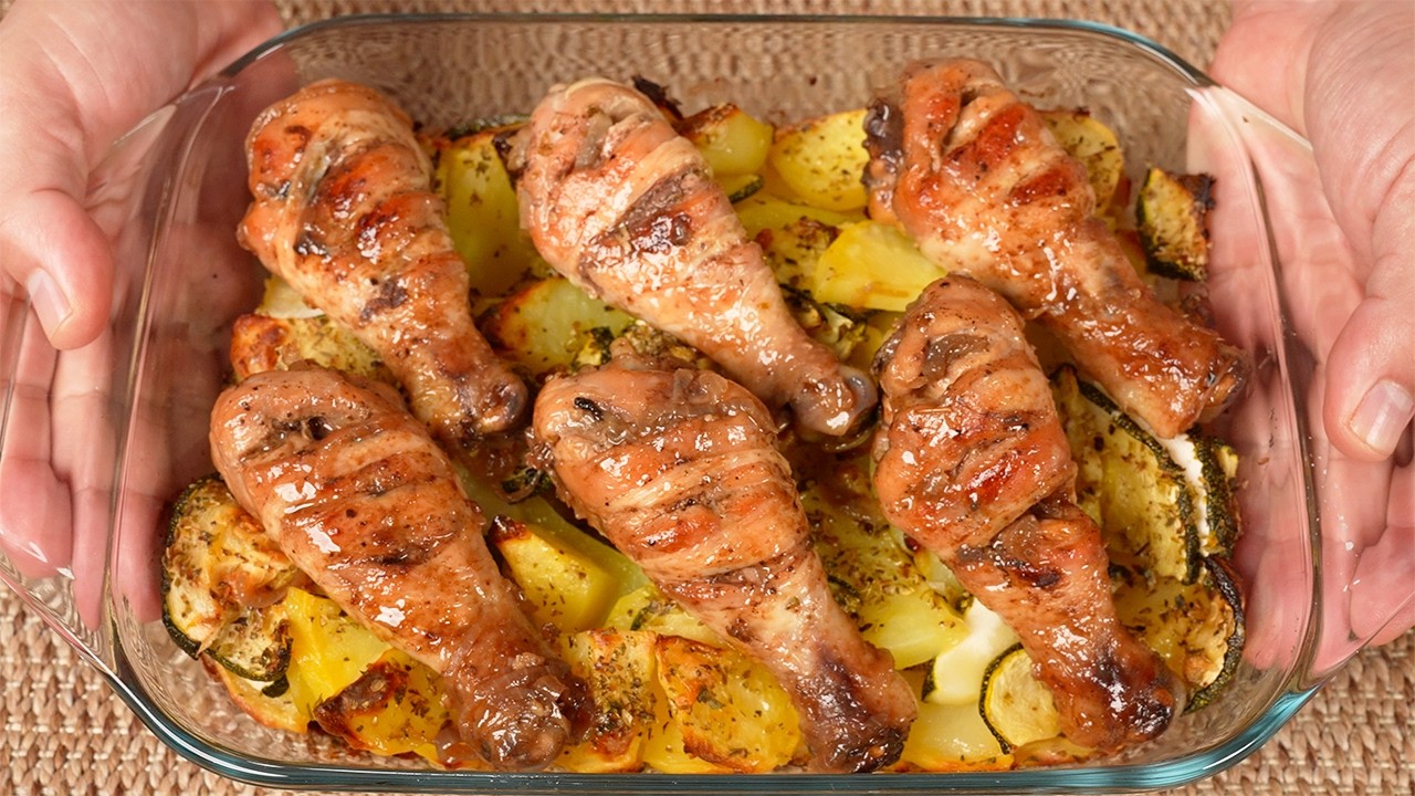 Это блюдо из курицы и картофеля сведёт вас с ума! Никто не знает этого трюка!