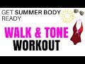 20 MINUTE WALKING AT HOME EXERCISE. - WITH FULL BODY EXERCISES - TONE UP & BURN OFF CALORIES AT HOME