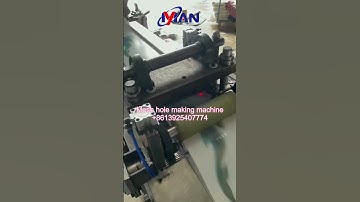 Steel mesh hole making machine #expandedmod #fencecompany #fencedesign