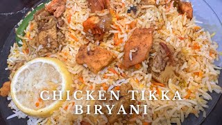 Chicken Tikka Biryani |  Tandoori chicken Dum Biryani Recipe