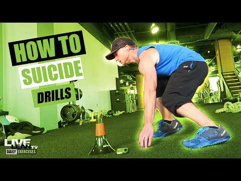 How To Perform SUICIDE DRILLS | Exercise Demonstration Video and Guide