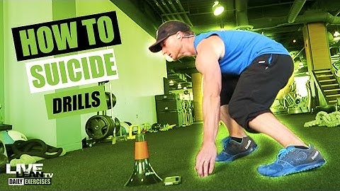 How To Do The Running Lines Drill (a.k.a Suicides) | Exercise Demonstration Video and Guide