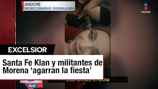 Candidata de Morena causa indignación por fiesta privada con Santa Fe Klan