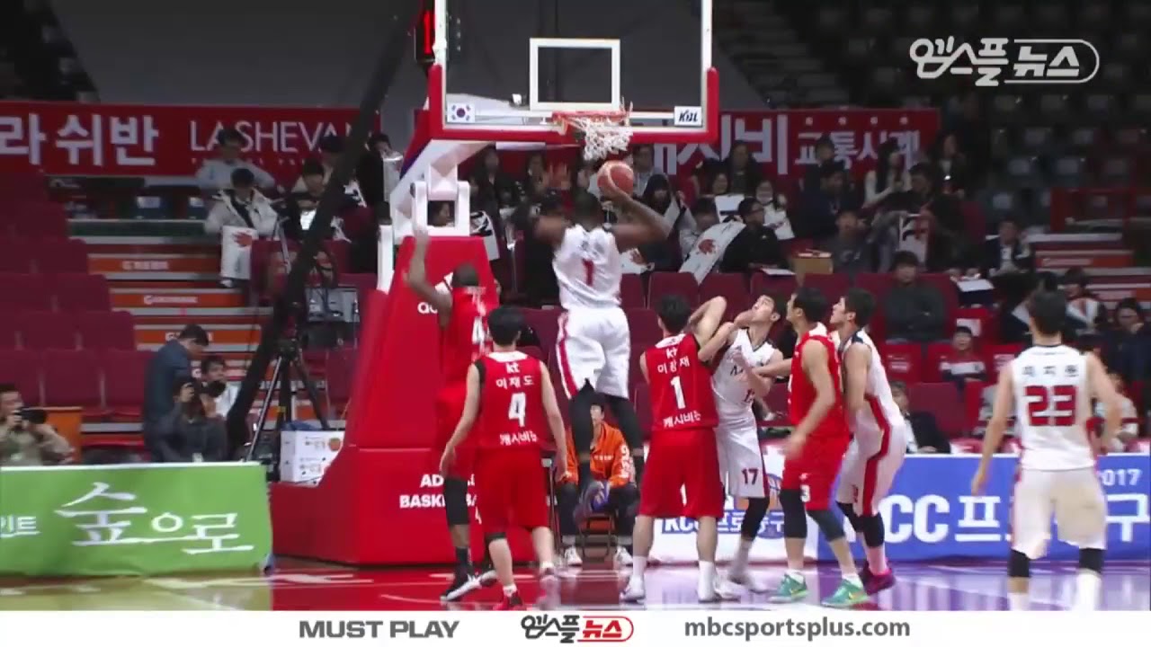 Charles Willie Rhodes Jr. Two-handed dunk | Sonicboom vs Phoebus | 20161122 | 2016-17 KBL