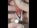 Romantic Sheer Gold Tip Nail Tutorial | Feminine Design