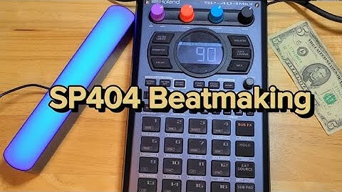 Using the Skipback feature on the SP404 MK2 to make quick beats.